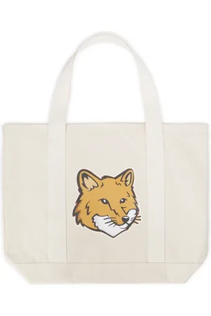 Maison Kitsuné Homme, Sacs, , Taille: ONE Size Sac Tote Bag Tête de Renard Fox Head