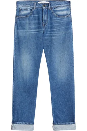 Max Mara Femme, Jeans, Bleu, Taille: 42 FR Jean Droit