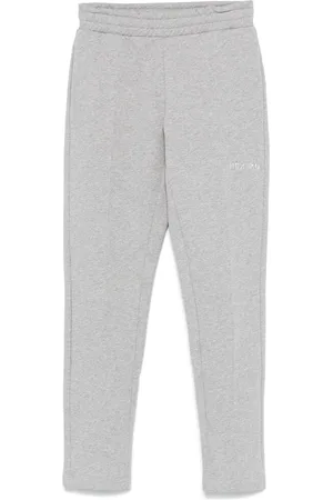 The Attico Femme, Pantalons, Gris, Taille: 36 FR Pantalon de survêtement gris chiné à taille élastiquée
