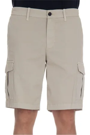 ELEVENTY Homme, Shorts, Gris, Taille: W33 Short Gris avec Fermeture Éclair et Poches
