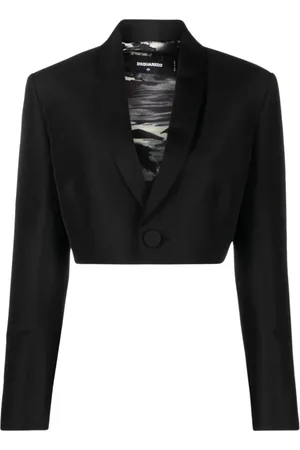 Dsquared2 Femme, Vestes, Noir, Taille: 40 FR Blazer Court