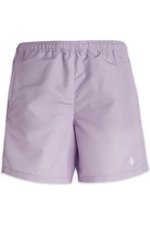 MARCELO BURLON Homme, Maillots de bain, Violet, Taille: M Short de Bain Taille Haute
