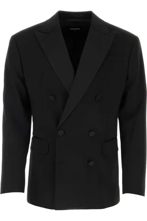 Dsquared2 Homme, Vestes, Noir, Taille: M Blazer Dan Db Noir en Laine Stretch
