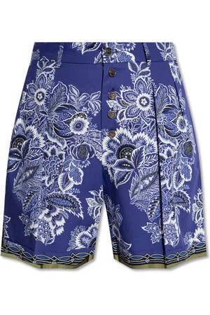 Etro Femme, Shorts, Bleu, Taille: 38 FR Short Imprimé