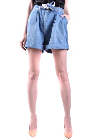 ERMANNO SCERVINO Femme, Shorts, Bleu, Taille: 40 FR Shorts en jean