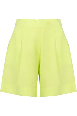 Liu Jo Femme, Shorts, Vert, Taille: 38 FR Short ample taille haute