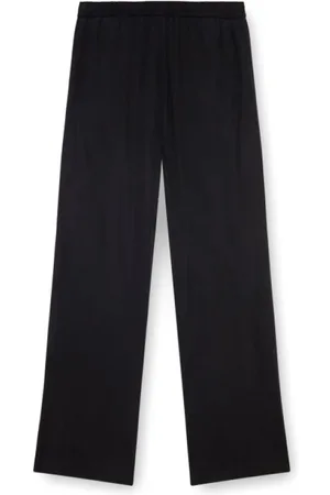 Diesel Homme, Pantalons, Noir, Taille: 2XS Pantalon Sportif en Twill avec Ceinture Élastique