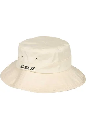 Les Deux Homme, Accessoires, , Taille: ONE Size Bob Chapeau Logo Couleur Contrastée