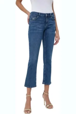 Liu Jo Femme, Jeans, Bleu, Taille: W25 Jean Bootcut Court