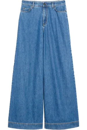 Max Mara Femme, Jeans, Bleu, Taille: 40 FR Robe Ceinturée en Denim Bleu à Silhouette Ample