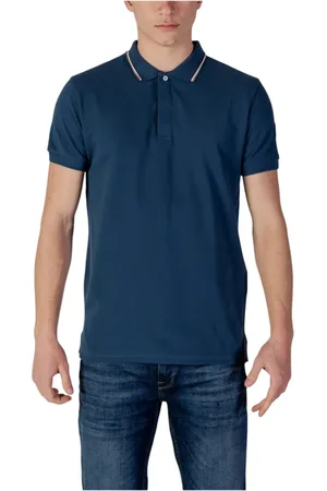 Colmar Homme, Tops, Bleu, Taille: XL Polo à Manches Courtes