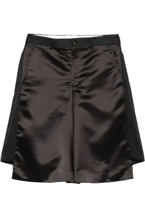Comme des Garçons Femme, Shorts, Noir, Taille: 42 FR Shorts Tailleur avec Détails Raffinés
