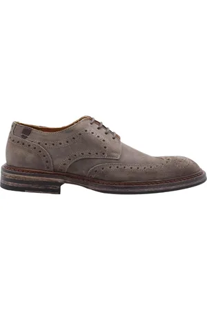 Floris van Bommel Homme, Chaussures, Gris, Taille: 43 EU Chaussure à lacets