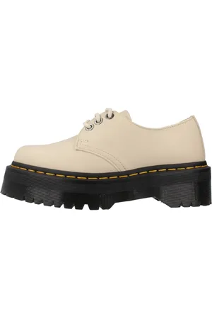 Dr. Martens Femme, Chaussures, , Taille: 38 EU Quad II Parchment Laced Chaussures