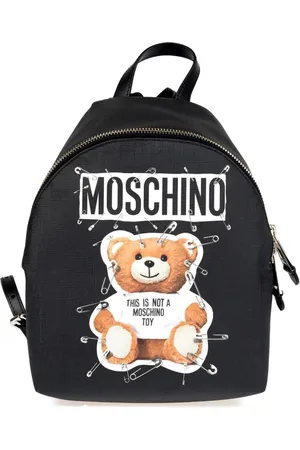 Moschino Femme, Sacs, Noir, Taille: ONE Size Sac à dos Safety Pin Teddy Noir