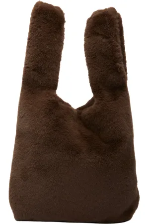 Stand Studio Femme, Sacs, Brun, Taille: ONE Size Sac fourre-tout en fausse fourrure
