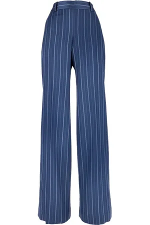ERMANNO SCERVINO Femme, Pantalons, Bleu, Taille: 40 FR Pantalon Large