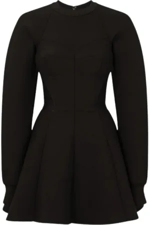Dolce & Gabbana Femme, Robes, Noir, Taille: 36 FR Robe en Jersey avec Détails Bustier