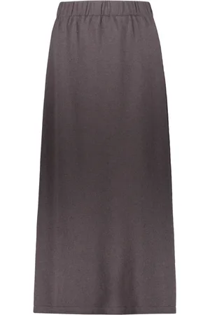 Fabiana Filippi Femme, Jupes, Gris, Taille: 38 FR Jupe en laine soie cachemire élastique
