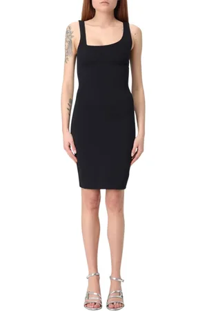 Patrizia Pepe Femme, Robes, Noir, Taille: 40 FR Robe Essential Art. 2A2910J129
