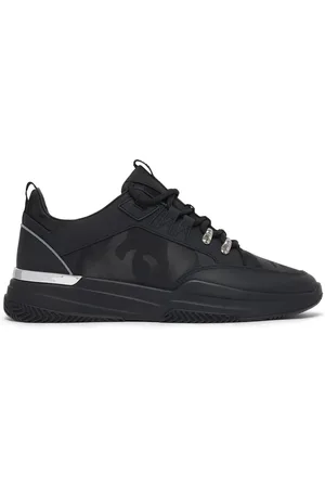 Mallet Homme, Chaussures, Noir, Taille: 40 EU Baskets Camouflage Noir et Argent