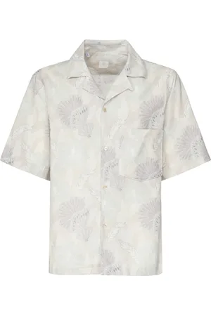 ELEVENTY Homme, Chemises, , Taille: XL Chemise à Manches Courtes en Lin et Coton avec Fermeture Boutonnée