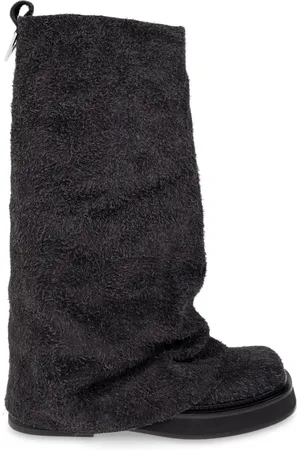 The Attico Femme, Chaussures, Gris, Taille: 39 1/2 EU Bottes Robin