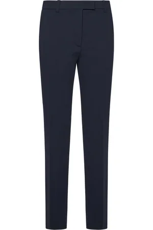 Max Mara Femme, Pantalons, Bleu, Taille: 42 FR Pantalon Slim Fit