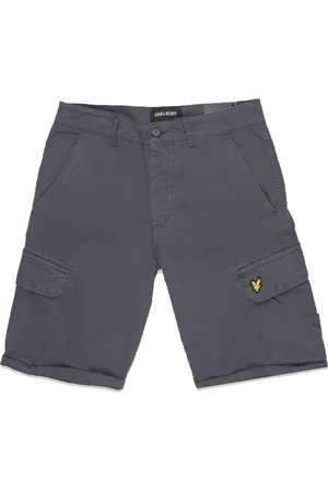Lyle & Scott Homme, Shorts, Bleu, Taille: W30 Cargo Pants Dark Navy Bermuda Style