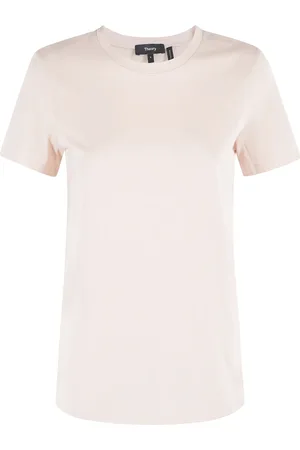 THEORY Femme, Tops, Rose, Taille: 40 FR Apex Tee pour un Style Facile