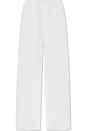 Dsquared2 Femme, Pantalons, Blanc, Taille: 36 FR Pantalon plissé à jambes larges