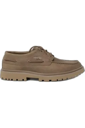 Calvin Klein Homme, Chaussures, Brun, Taille: 40 EU Chaussures habillées décontractées en cuir