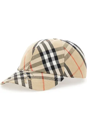 Burberry Homme, Accessoires, Multicolore, Taille: M Casquette Baseball à Motif Bias Check
