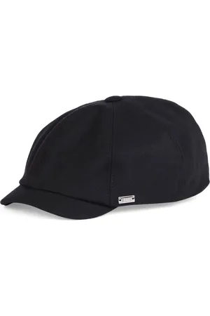 FAY Femme, Accessoires, Noir, Taille: S Béret en laine mélangée avec visière