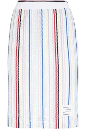 Thom Browne Femme, Jupes, Multicolore, Taille: 36 FR Jupe Élégante