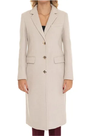Liu Jo Femme, Manteaux, , Taille: 44 FR Manteau en Laine Mélangée avec Col à Revers