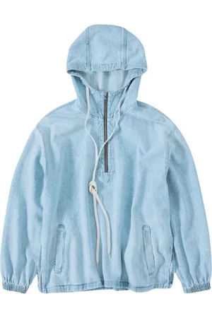 Closed Femme, Sweatshirts et sweats à capuche, Bleu, Taille: 36 FR Sweat à Capuche en Denim