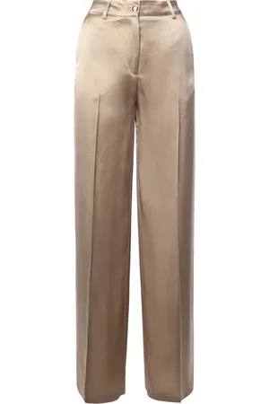 Guess Femme, Pantalons, , Taille: 46 FR Pantalon Droit Taille Haute