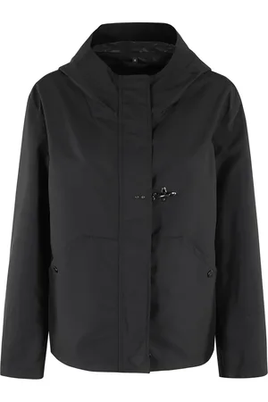 FAY Femme, Sport, Noir, Taille: 36 FR Veste Parka Courte