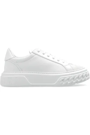 Casadei Femme, Chaussures, Blanc, Taille: 41 EU Off Road Platform Baskets