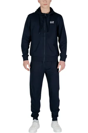 EA7 Homme, Sport, Bleu, Taille: S Ensemble d`entraînement