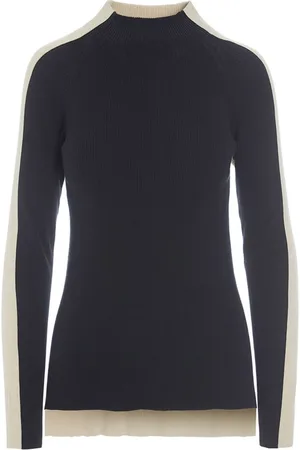Bitte Kai Rand Femme, Pulls, Noir, Taille: 42 FR Blouse Noire Yin Yang Côtelée