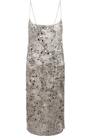 Baum und Pferdgarten Femme, Robes, , Taille: 38 FR Robe Avani Transparente avec Fente Avant