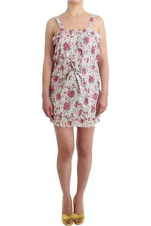 ERMANNO SCERVINO Femme, Robes, Multicolore, Taille: 40 FR Robe d`été fleurie