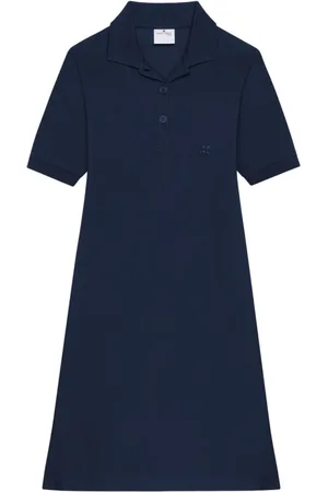 Courrèges Femme, Robes, Bleu, Taille: 40 FR Robe en coton bleu
