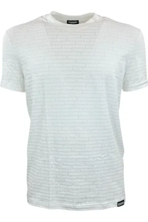 Dsquared2 Homme, Tops, Blanc, Taille: S Ensemble T-Shirt Décontracté et Slip