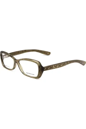 Bottega Veneta Femme, Accessoires, Vert, Taille: ONE Size Lunettes à Monture en Acétate Vert