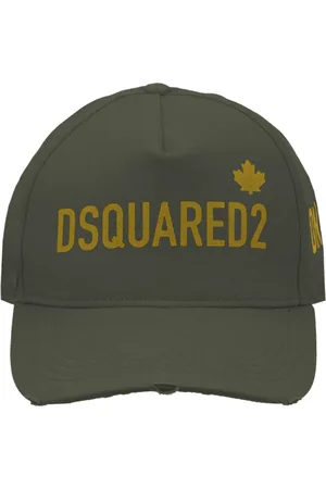 Dsquared2 Unisex, Accessoires, Vert, Taille: ONE Size Casquette de baseball à logo contrasté