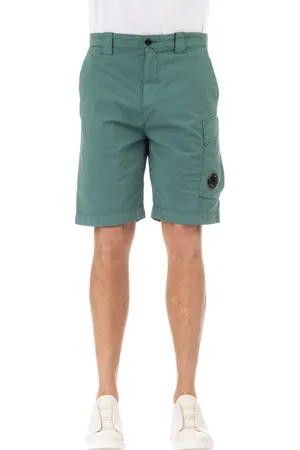C.P. Company Homme, Shorts, Vert, Taille: M Bermuda Cargo d`Inspiration Militaire