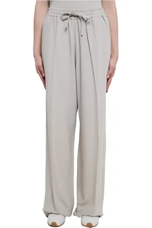 A.P.C. Femme, Pantalons, Gris, Taille: 38 FR Pantalon Carlota Jambes Larges